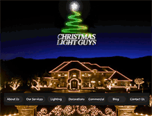 Tablet Screenshot of njchristmaslightguys.com